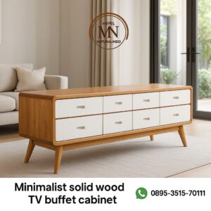 Buffet TV Minimalis – Kayu Solid Berkualitas