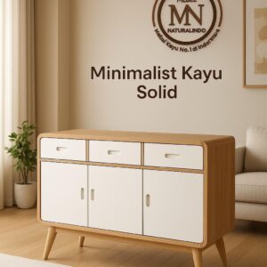 Cabinet Minimalis Kayu Solid