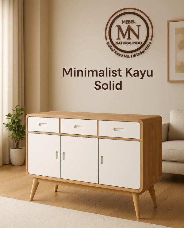Cabinet Minimalis Kayu Solid