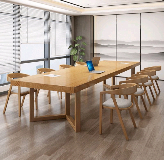 Meja Meeting Kantor Kayu Jati