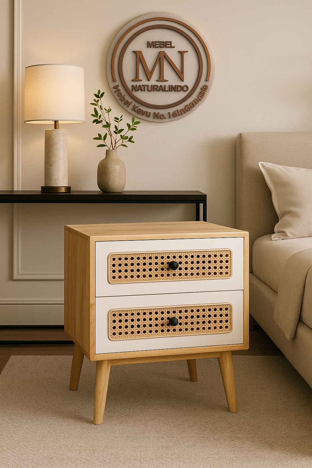 Meja Nakas Kayu Jati