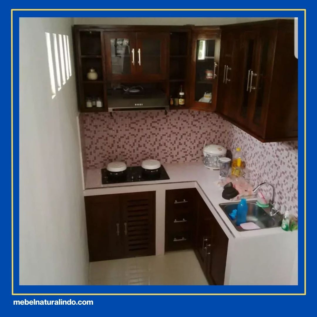 Kitchen Set Kayu Jati Minimalis