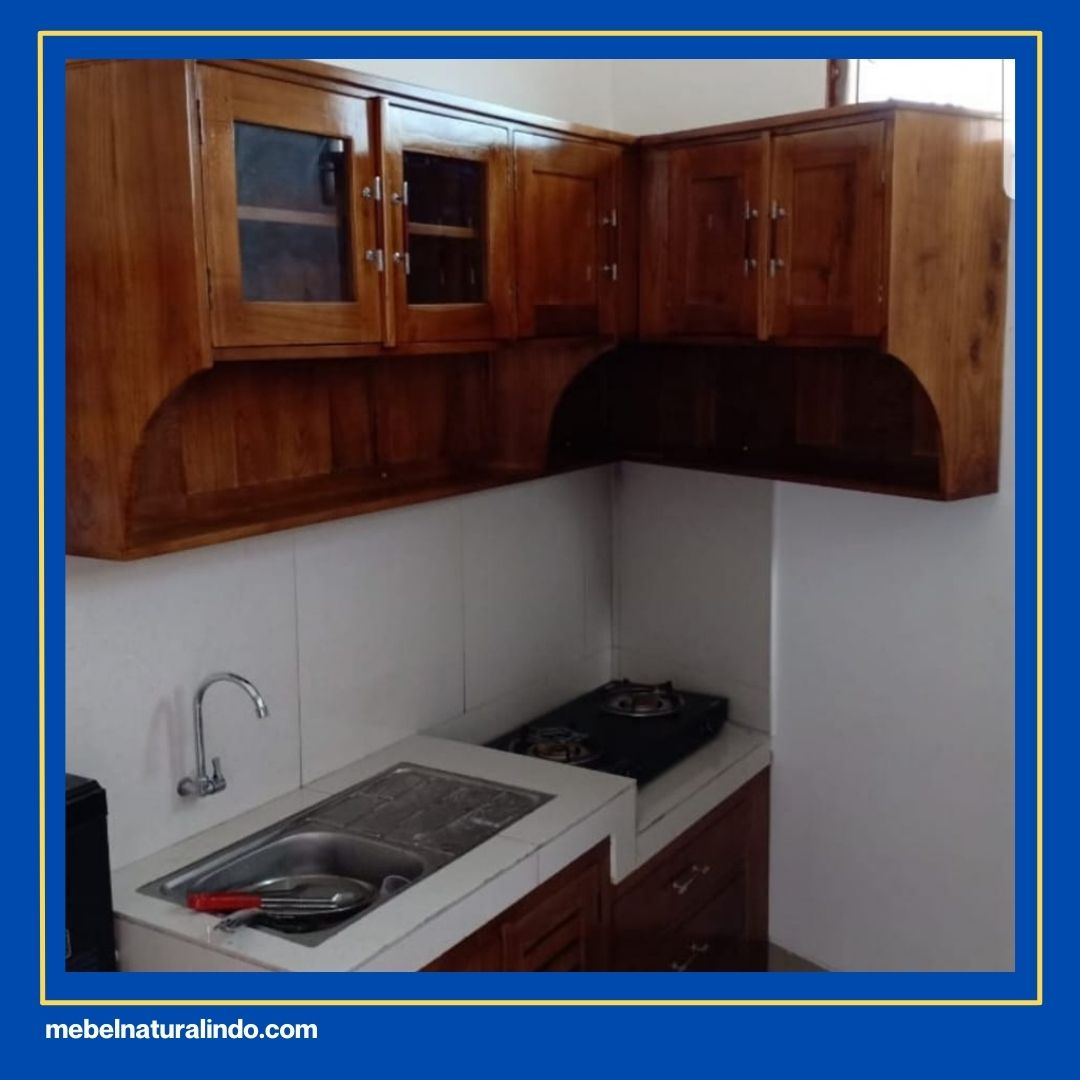 Kitchen Set Kayu Jati Minimalis