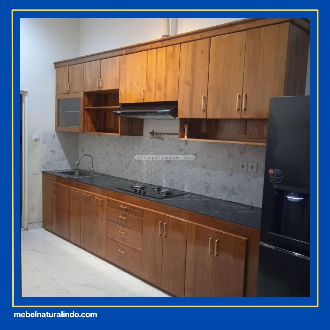 Kitchen Set Kayu Jati Minimalis