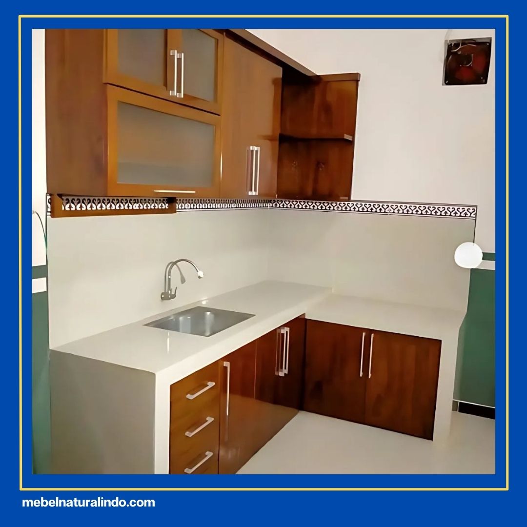 Kitchen Set Kayu Jati Minimalis