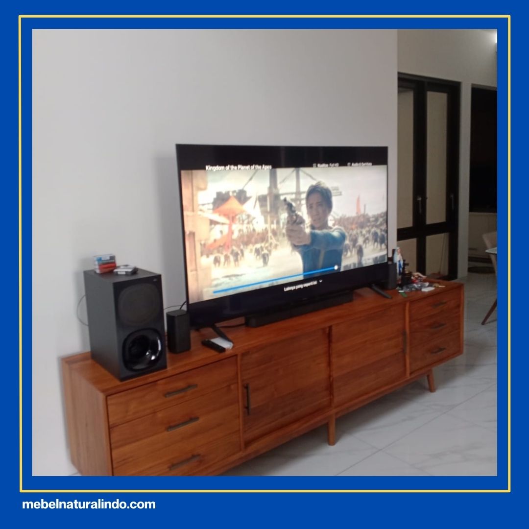 Kabinet TV Kayu Jati
