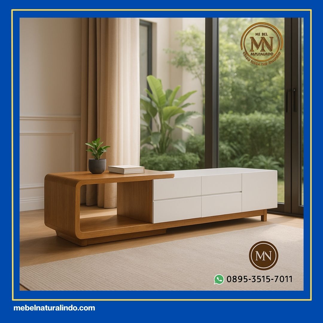 Kabinet TV Kayu Jati