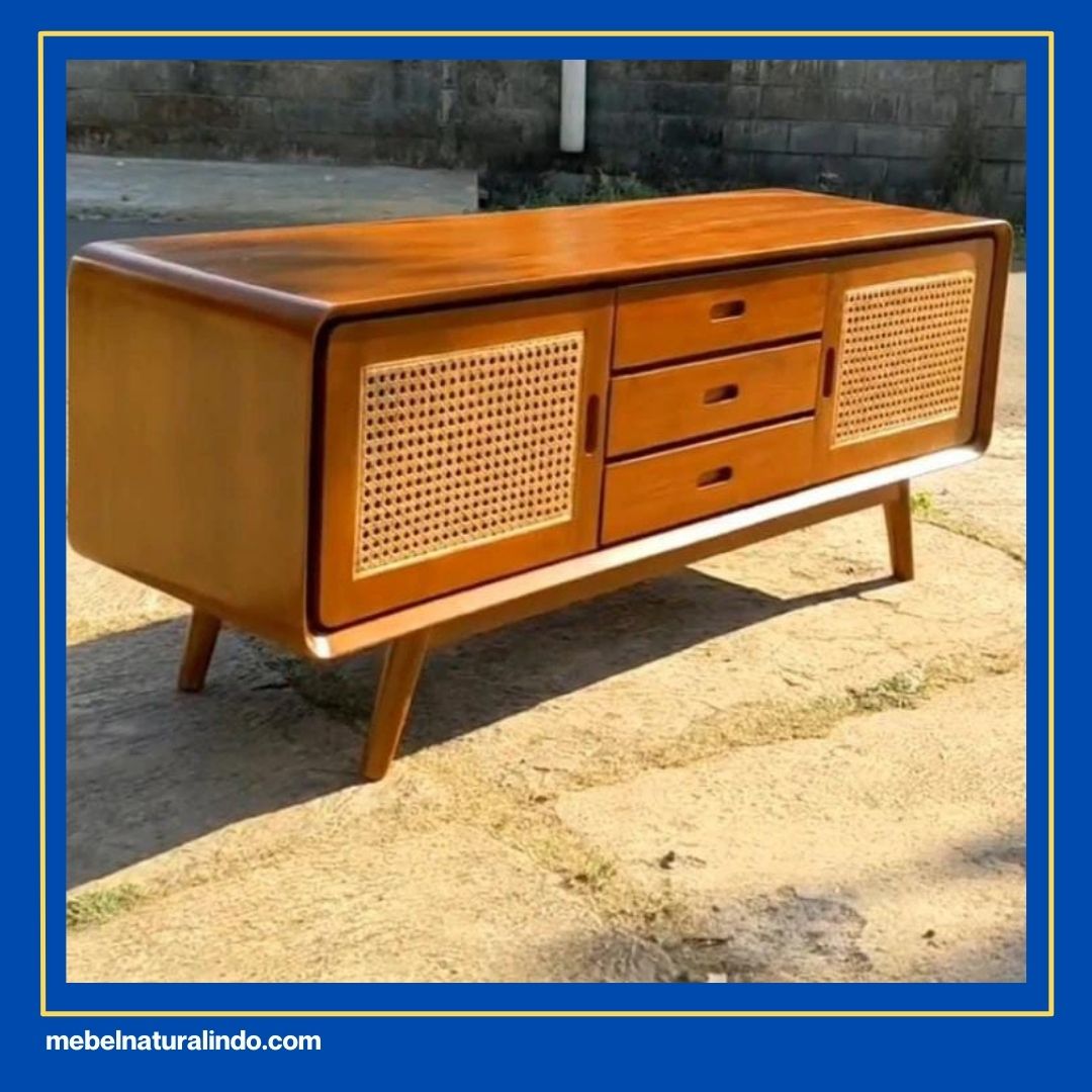 Kabinet TV Kayu Jati