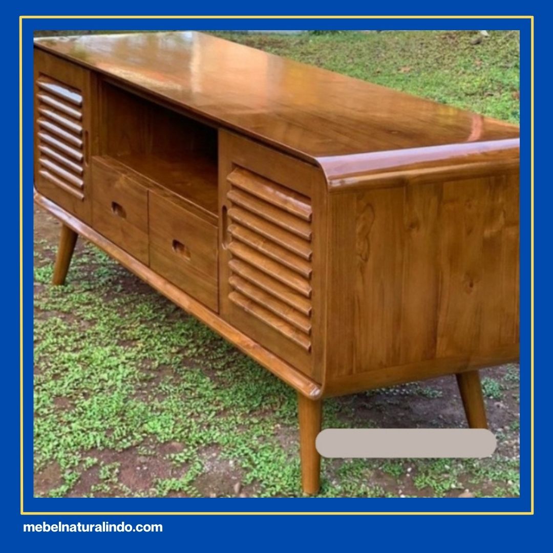 Kabinet TV Kayu Jati