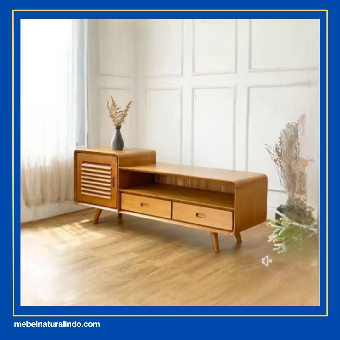 Kabinet TV Kayu Jati