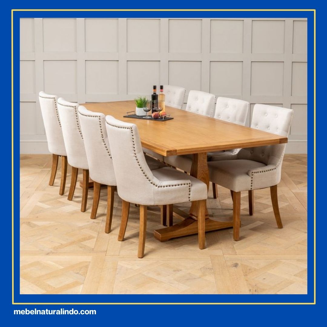 Meja Makan Kayu Jati Minimalis