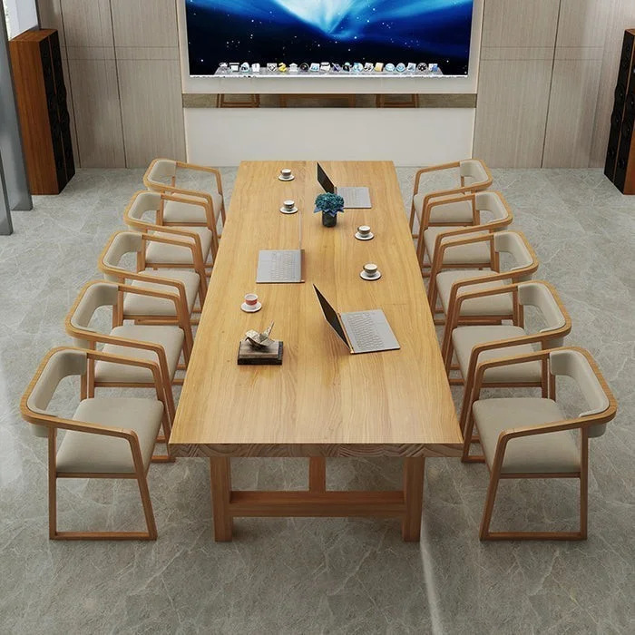 Meja Meeting Kantor Kayu Jati