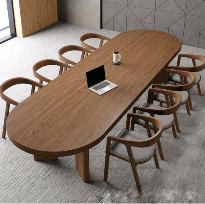 Meja Meeting Kantor Kayu Jati
