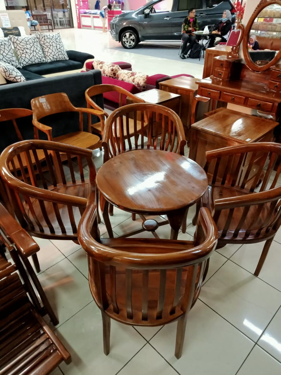 Set Ruang Tamu Kayu Jati