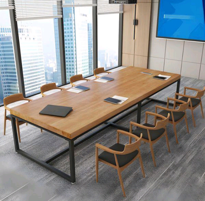 Meja Meeting Kantor Kayu Jati
