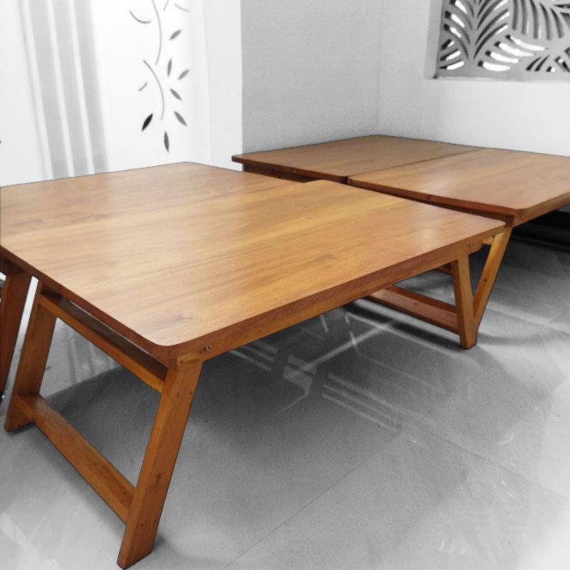 Meja Lipat Kayu Jati