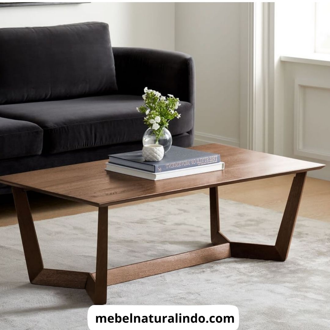 Meja Kayu Jati Minimalis Modern