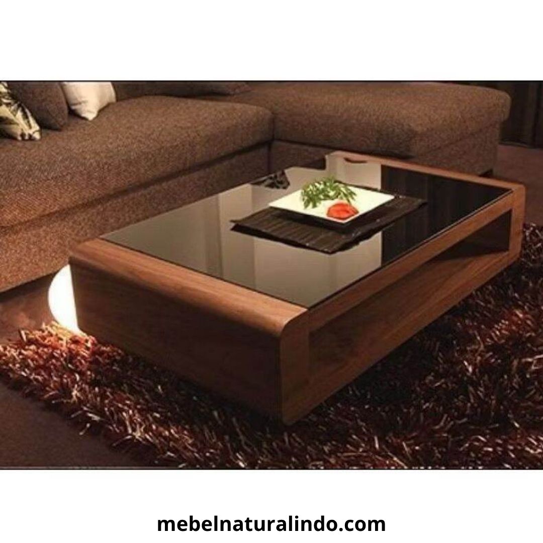 Meja Kayu Jati Minimalis Modern