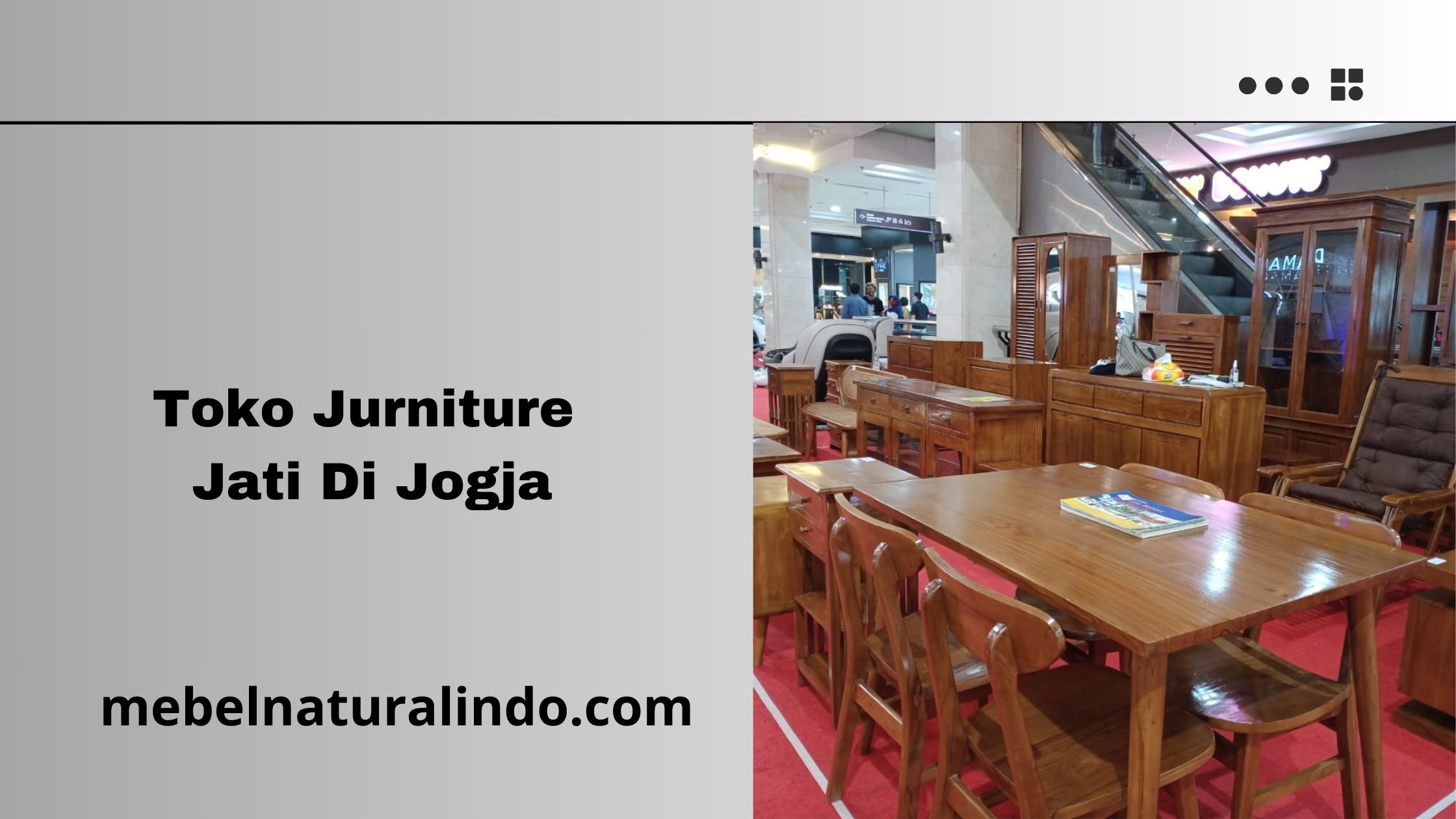 Toko Furniture Jati di Jogja